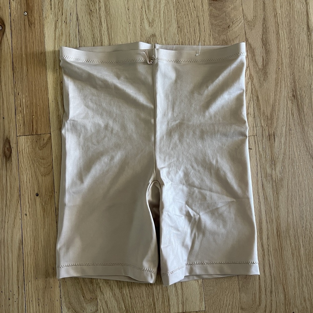 WACOAL thigh biker shape wear shorts SZ Large NATURAL Nude NWOT high waisted